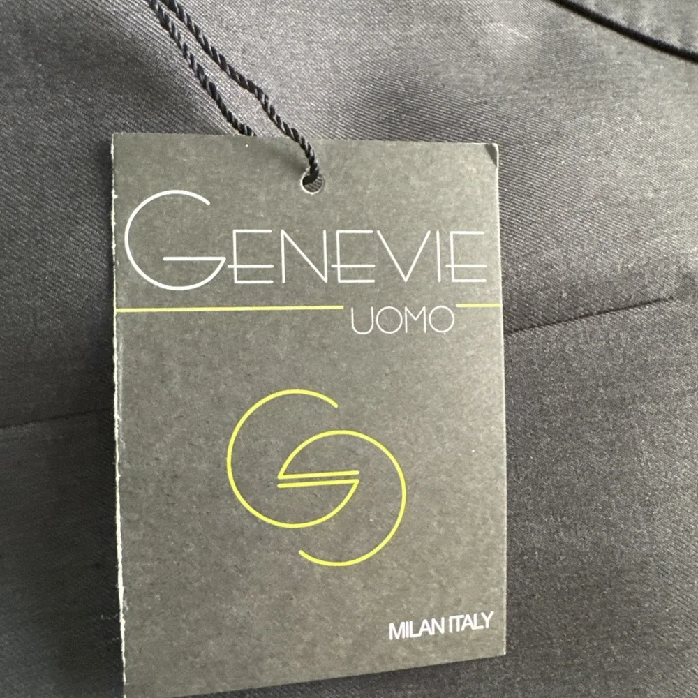 NWT Genevie Uomo Milan Italy Men's Suit Blazer Jacket‎ 44L